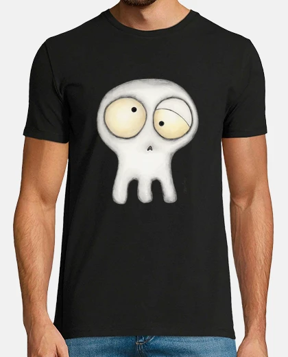 T-shirt comical skull