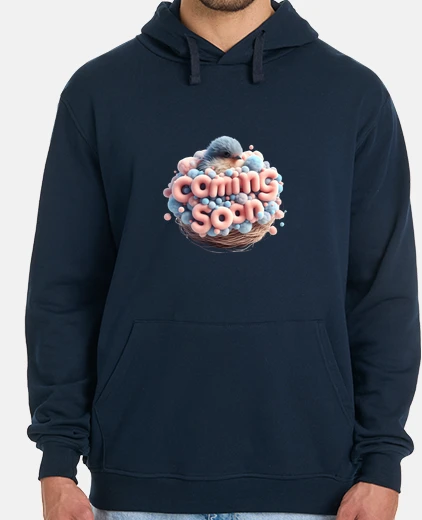 Hoodie Coming Soon Baby Bird in Nest Announcem