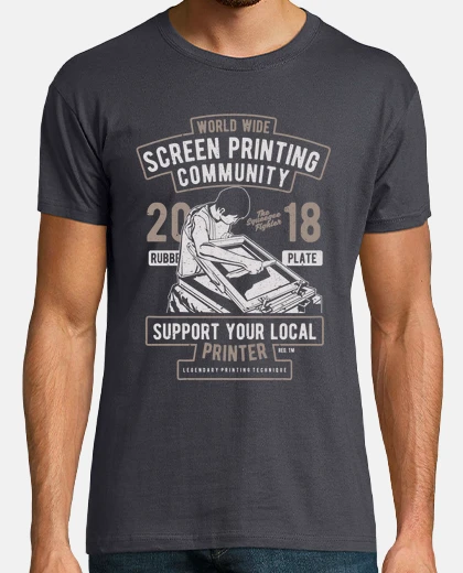 Tee-shirt communauté de sérigraphie