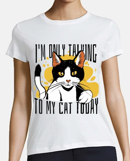Tee-shirt communication avec les chats chaton