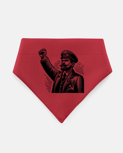 Mascotas communiste levant le poing