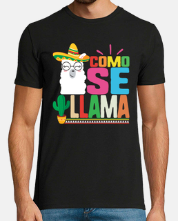 Como Se Llama Spanish Funny Cinco De Mayo Mexican Holiday No probllama Cute Graphic Gift for Kids