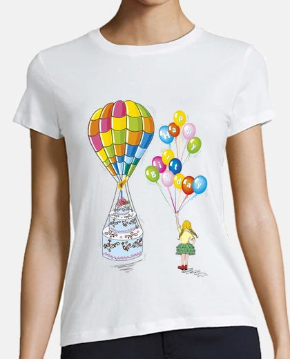 Tee-shirt compleanno avec le gâteau par bambina