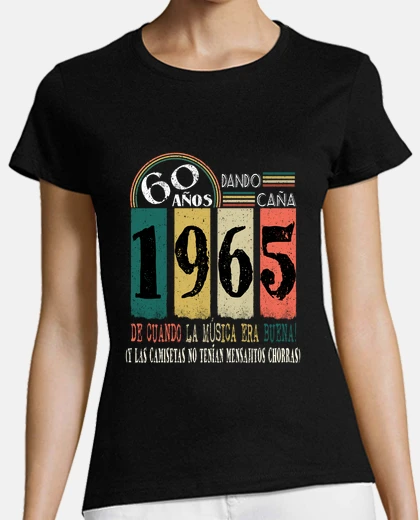 T-shirt Compleanno del 1965 60 anni birra