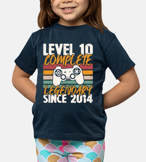 Abbigliamento compleanno del giocatore di livello 10 