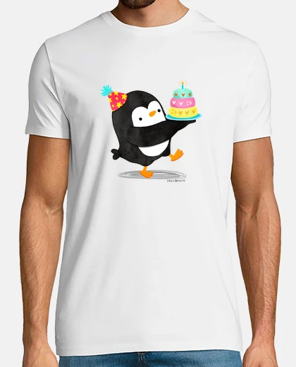 T-shirt Compleanno pinguino di Steve