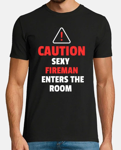 T-shirt compleanno regalo sexy pompiere