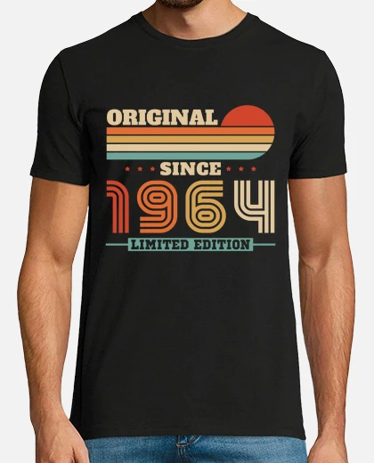 T-shirt compleanno vintage 60 anni 1964 tostadora