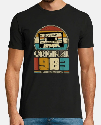 T-shirt compleanno vintage del 1983 vintage