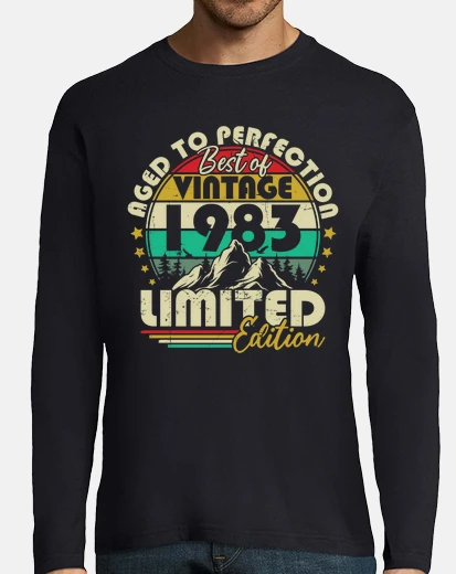 T-shirt compleanno vintage nato nel 1983