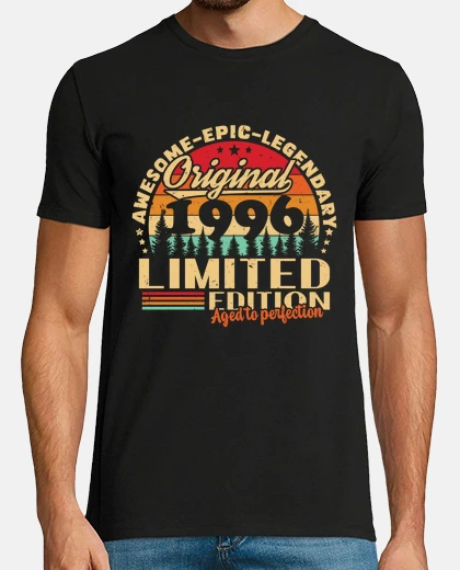 T-shirt compleanno vintage retrò 1996