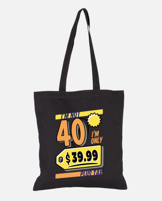 Borsa compleanno 40 anni divertente uomo donn