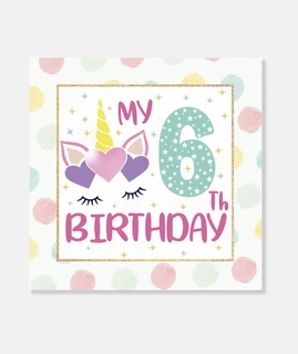 compleanno 6 anni unico rnio