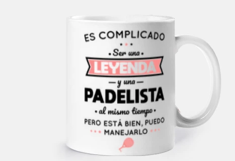 Complicado ser leyenda y una padelista