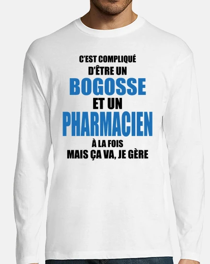 T-shirt complicato essere bogosse e farmacista