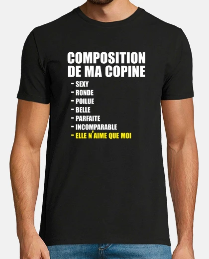 Tee-shirt COMPOSITION DE MA COPINE