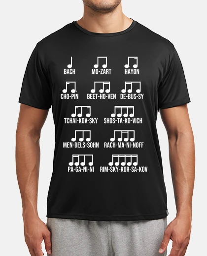 Camiseta Compositores Música Clásica Orquesta Regalo Músico Retro