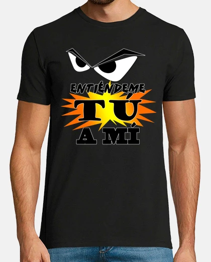 Tee-shirt comprends-moi dur sombre hmc
