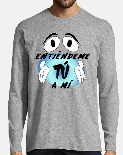 Tee-shirt comprenez-moi doux clair hml