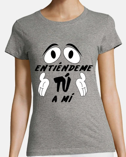 Tee-shirt comprenez-moi doux clair sans mmc