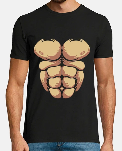 T-shirt compresse per bodybuilding bodybuilding addominali