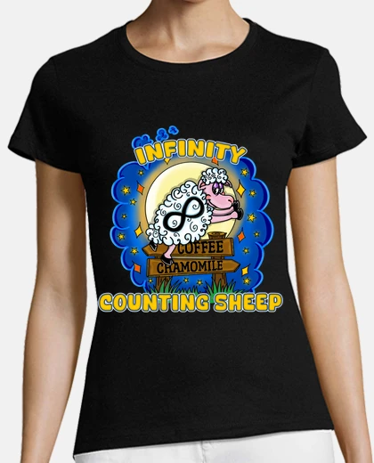 Tee-shirt compter les moutons à l39infini
