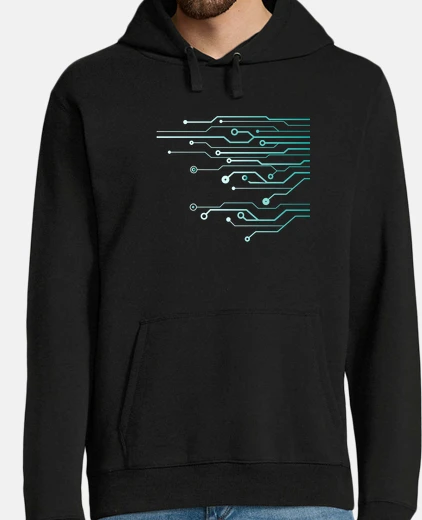 Hoodie computer circuit engineer computer nerd