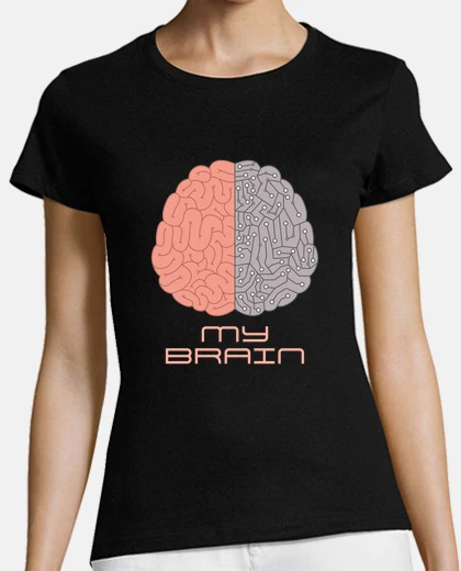 T-shirt con cerebrale scientifica
