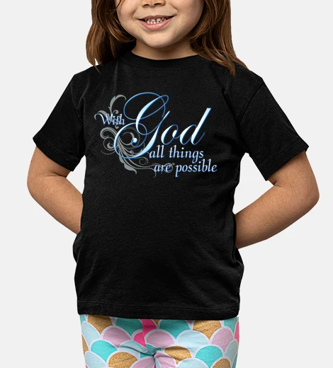 Ropa con dios todo es posible fe cristo