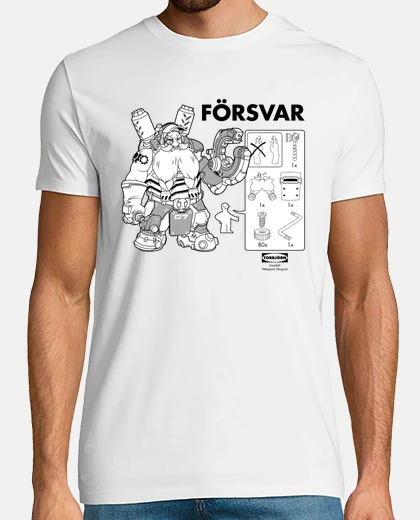 Tee-shirt concepteur d'armes suédois