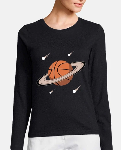 Tee-shirt conception de basket-ball drôle astrona