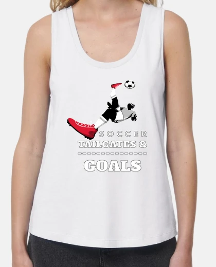 Tee-shirt conception de buts de hayons de footbal
