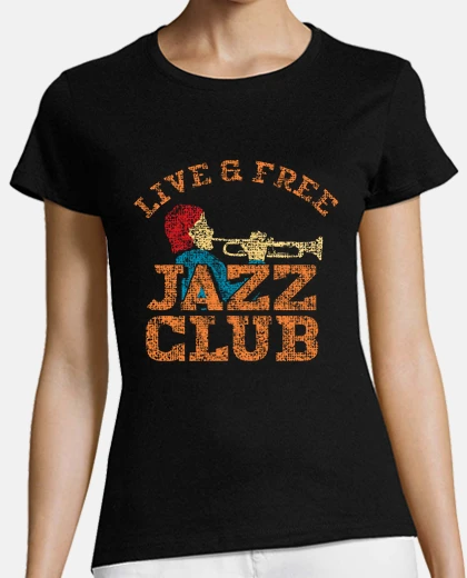 Tee-shirt conception de club de jazz rétro