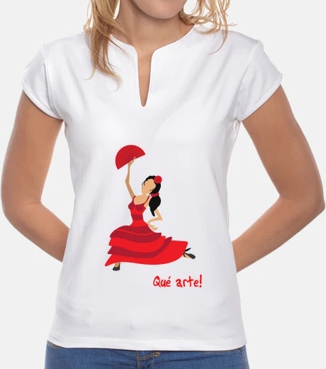 Tee-shirt conception de couleurs sevillanas