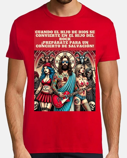 Tee-shirt concert de salut humour
