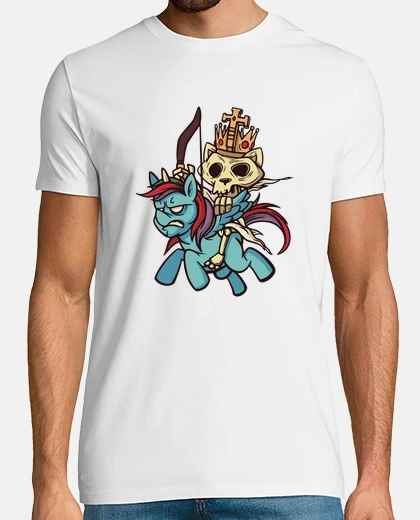 T-shirt conchest disegno apoca lips is horse ca