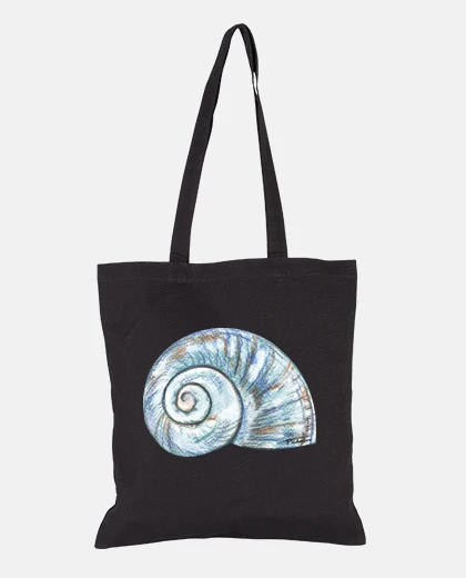 Borsa conchiglia blu