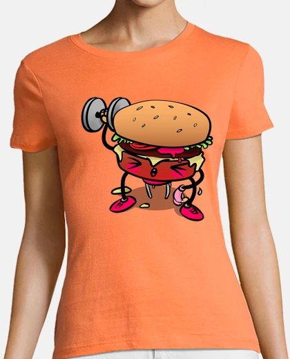Tee-shirt conditionnement physique burguer