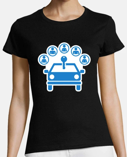 T-shirt condividere l39auto