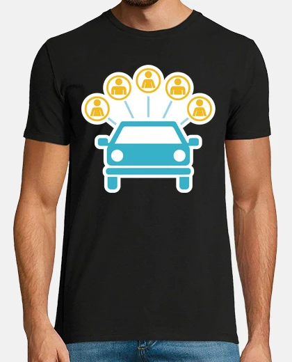 T-shirt condividere l39auto