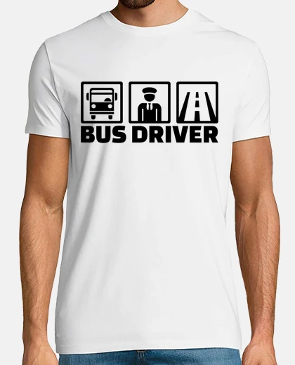 Tee-shirt conducteur de bus
