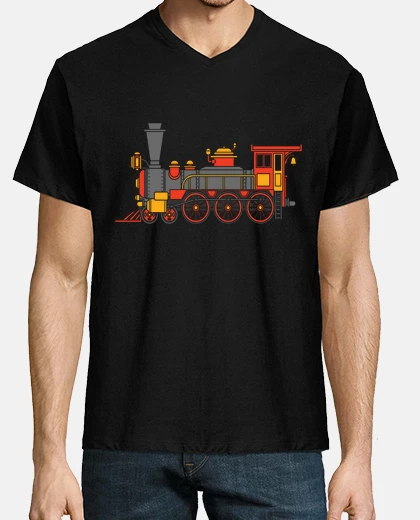 Tee-shirt conducteur de moteur de chemin de fer