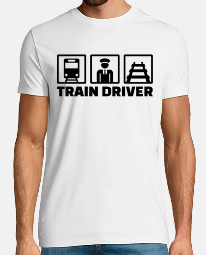Tee-shirt conducteur de train