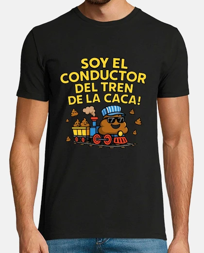 Camiseta Conductor del tren de la caca