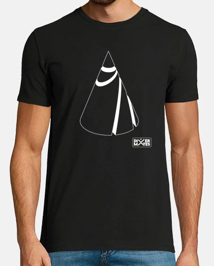Tee-shirt cône apollonien creux blanc