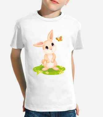 Camiseta ninos conejito de pascua camisa laTostadora