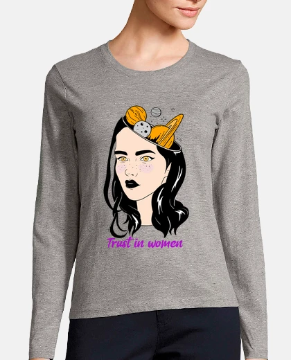 Tee-shirt confiance dans women planètes des women