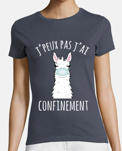 Tee-shirt Confinement lama
