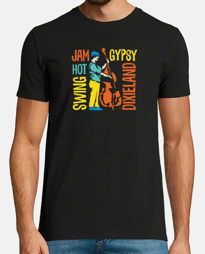 Tee-shirt confiture swing chaud gypsy dixieland
