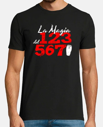 Tee-shirt Conga Salsa Music 123 567